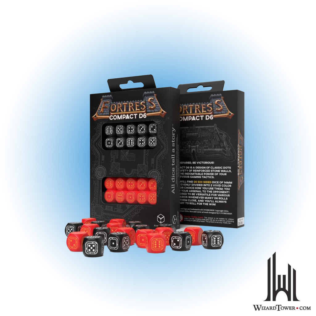 FORTRESS COMPACT D6 BLACK AND RED